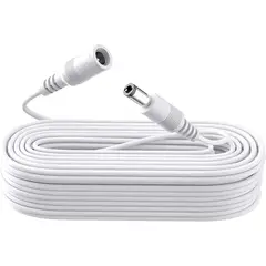 KUANGYE - Cable Extension Dc Fuente Poder 12v Camara Ip 20metros