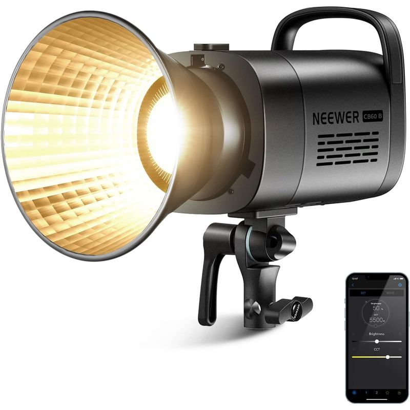 NEEWER - Luz LED Bicolor Neewer CB60B 70W con APP y Control 24G