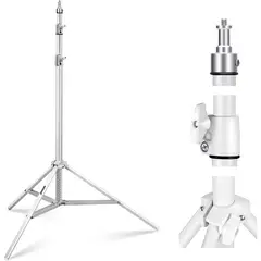 NEEWER - Soporte de Luz ST-200 Blanco 87200 cm con Resorte