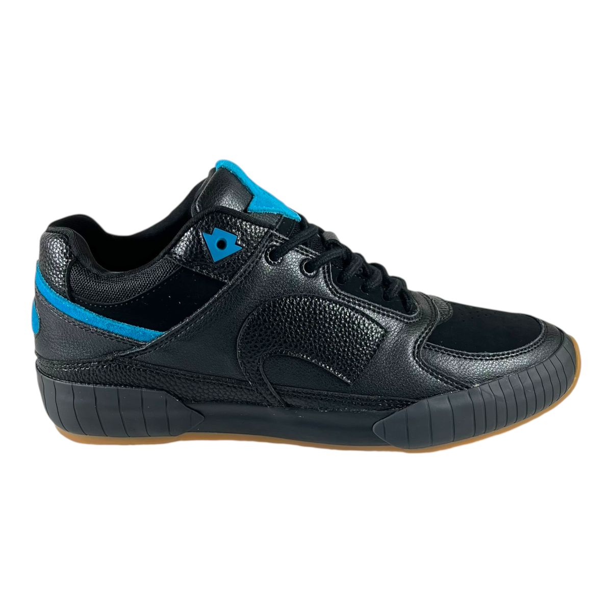 GLTD - Zapatilla GLTD Groove Negro Cuero Estilo Urbano