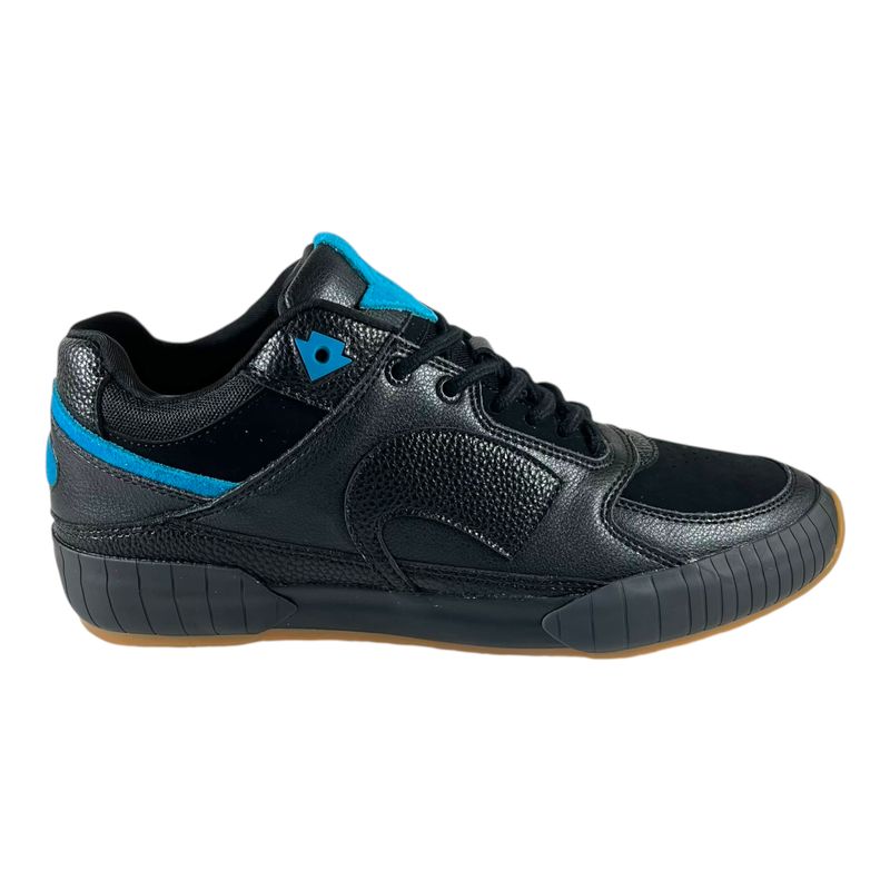 GLTD - Zapatilla GLTD Groove Negro Cuero Estilo Urbano