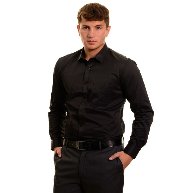 MPROPIA - Camisa Formal Algodón Manga Larga Hombre 5002
