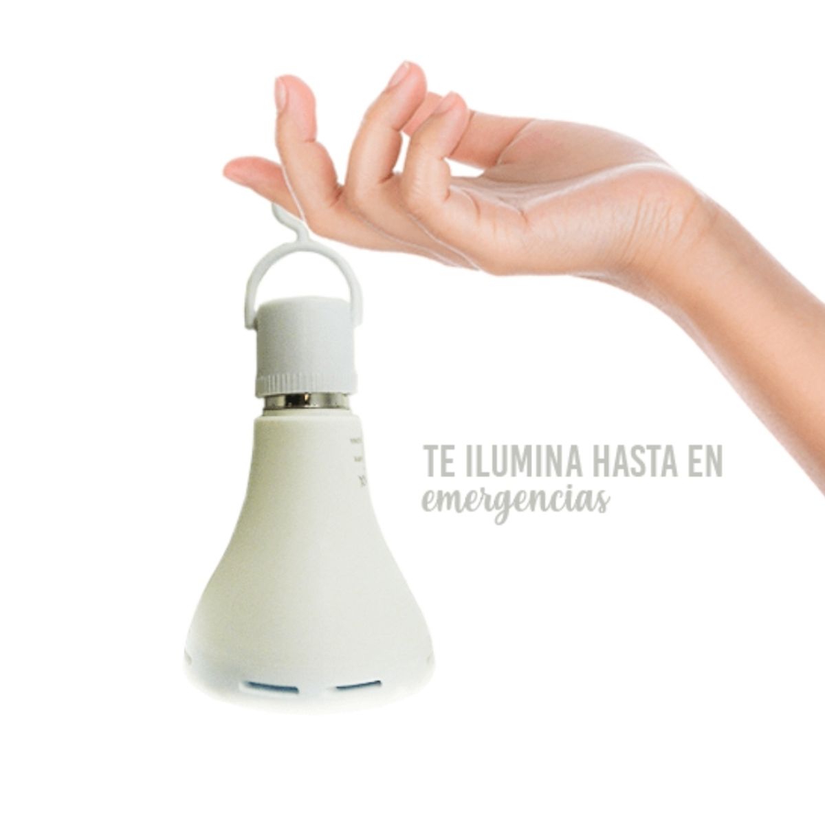 GENERICO - Ampolleta LED Recargable Luz de emergencia LED 12W UNIDAD