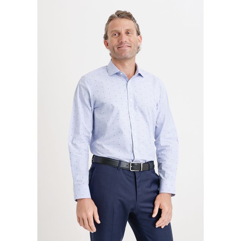 TRIAL - Camisa formal hombre executive celeste