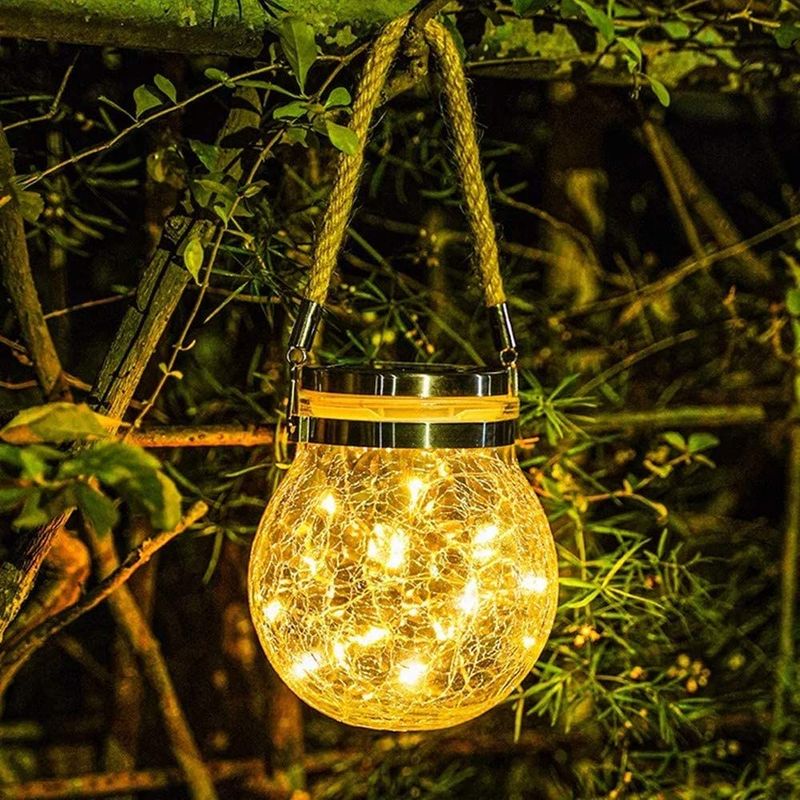 HOME NEAT - Lámparas Solares para Jardín, 20 LED Farol Solar Exterior Jardin