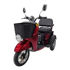 LEKO - Triciclo Eléctrico Modelo XGSY-3L Color ROJO
