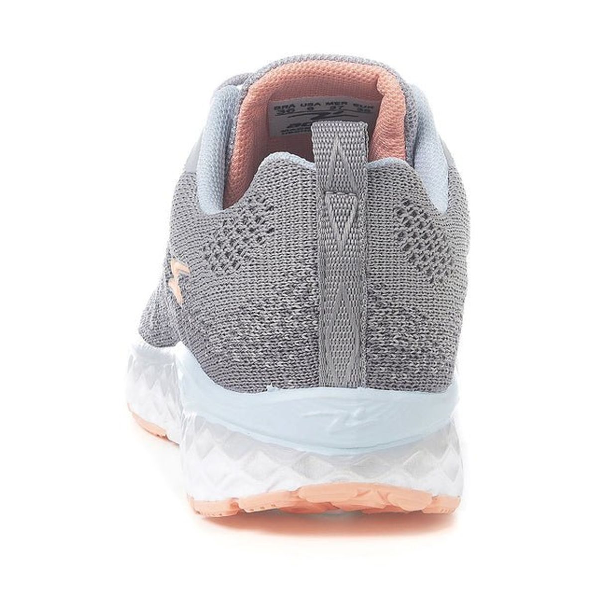 POZATINI - ZAPATILLA DEPORTIVA MUJER CENIZA GRAFITO SALMON 7811