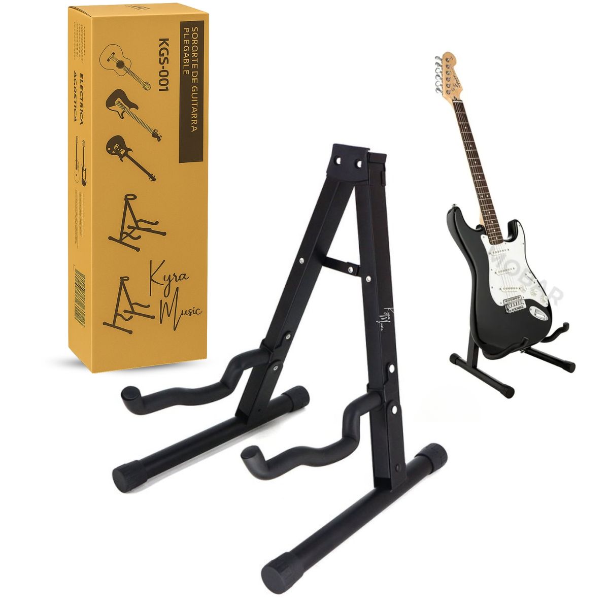 GENERICO - Atril Soporte De Guitarra Acustica Clasica Electrica Bajo