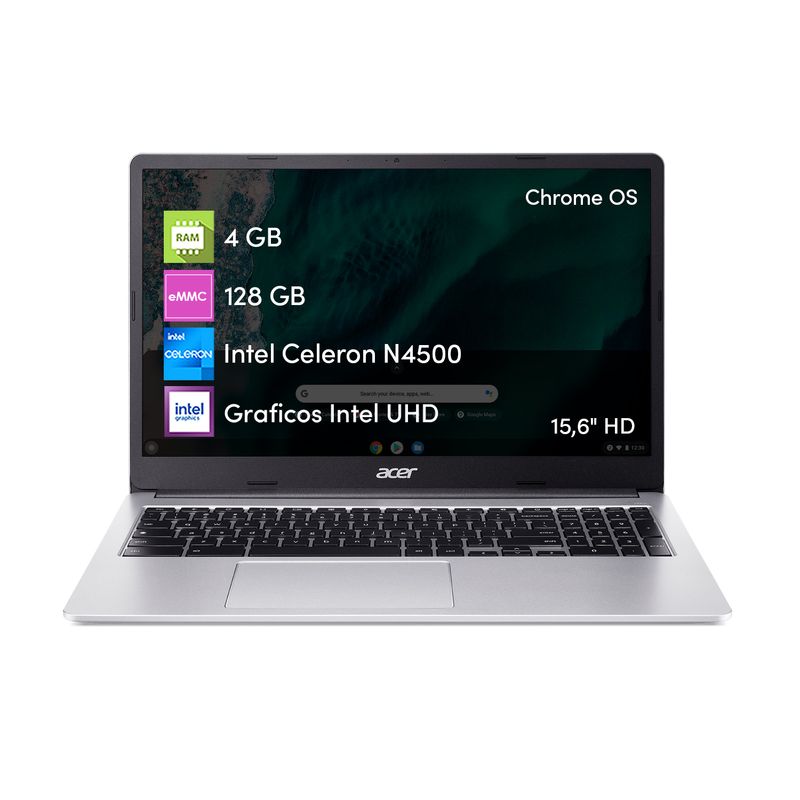 ACER - Notebook Chromebook Acer Celeron 4GB 128GB 156 Chrome Os