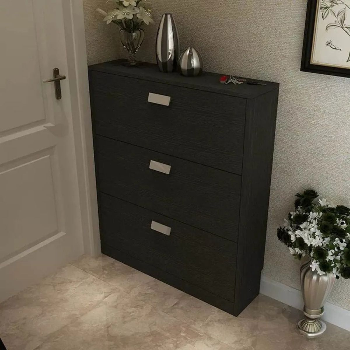 MUNDO MAGIA - Zapatero Organizador 3 Puertas 107cm X 70 Cm X 17cm