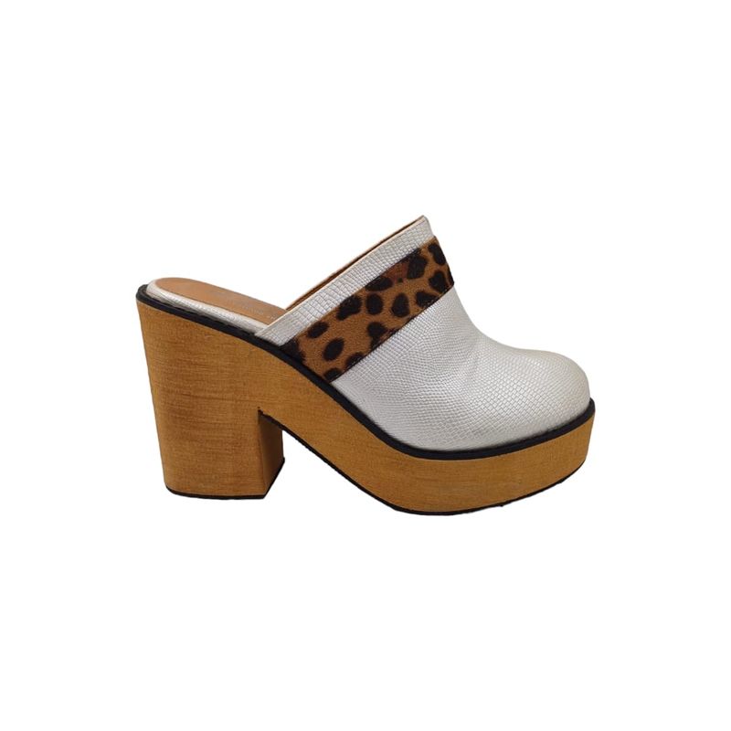 HERIEL - Zapato Blanco Plataforma Mujer