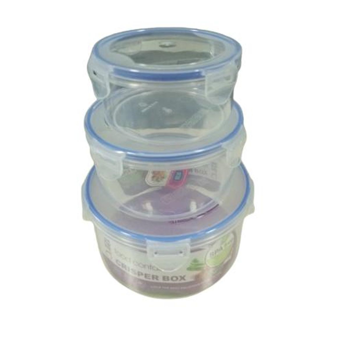 GENERICO - Pack 3 piezas cajas plastico