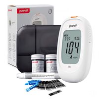 Glucómetro Yuwell 582 Medidor Glucosa Glicemia 50 Cintas 50 Lancetas