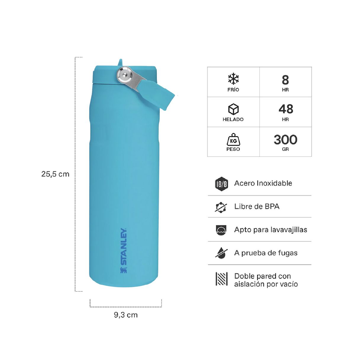 STANLEY - Botella Térmica Stanley Flip Straw 2.0 Splash - 710 ml