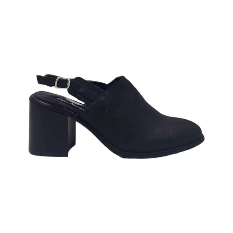 HERIEL - Zapato Negro Eco Cuero Mujer