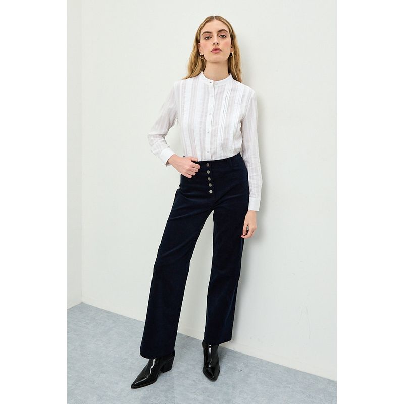 IO - Pantalon Azul Marino Mujer Io