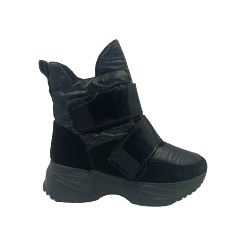 HERIEL - Bota Negra Impermeable Mujer