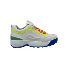 HERIEL - Zapatilla Blanca Plataforma Mujer