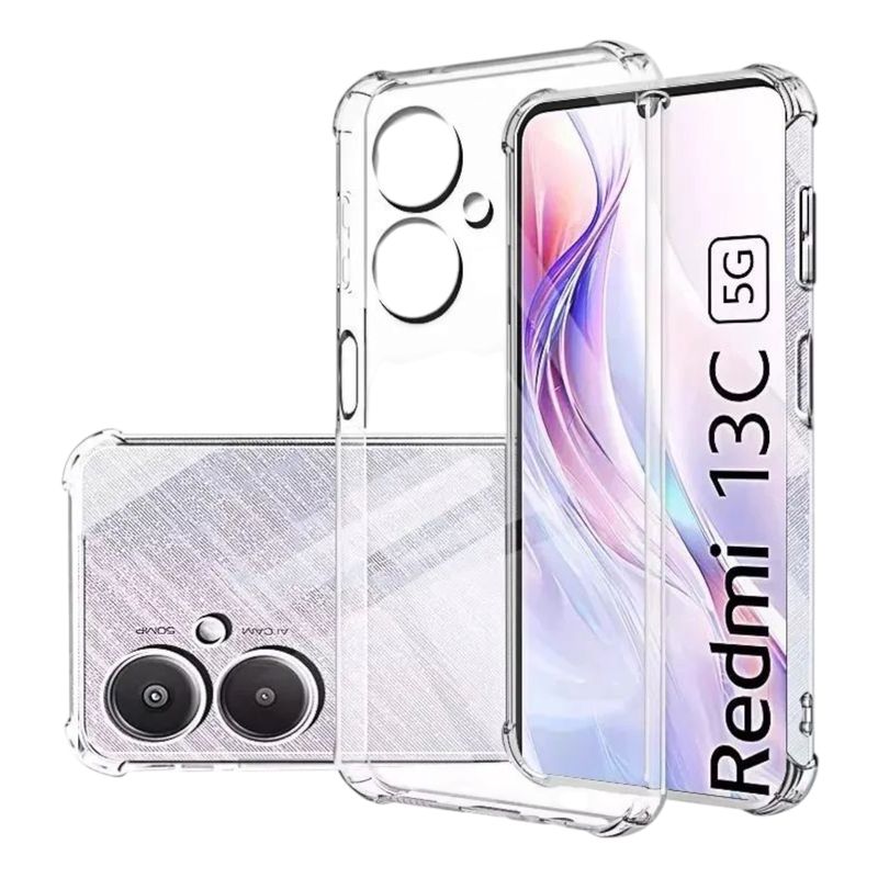 GENERICO - CARCASA TRANSPARENTE PARA XIAOMI REDMI 13C 5G PROTECTOR CAMARA
