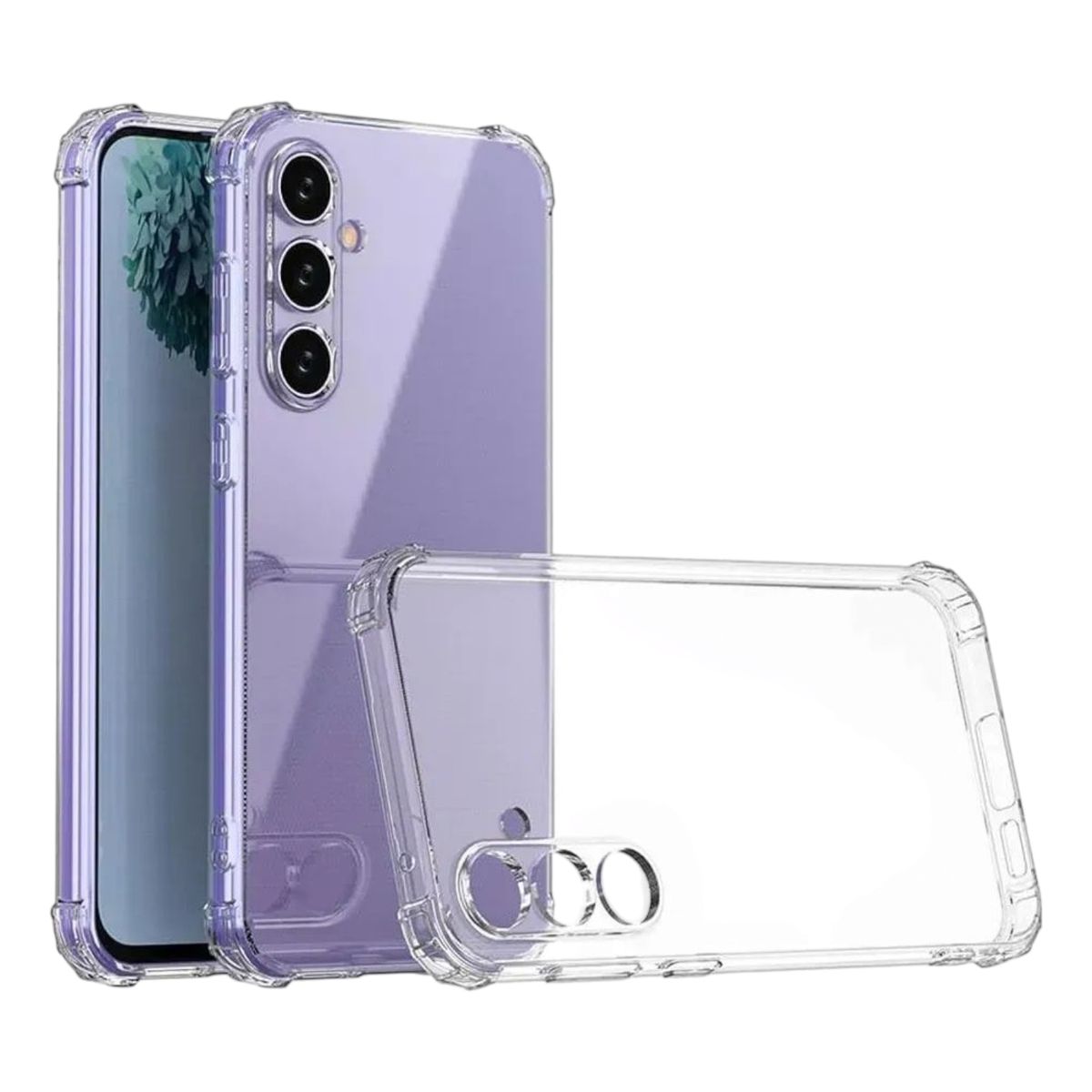 GENERICO - CARCASA TRANSPARENTE PARA SAMSUNG S25 PROTECTOR CAMARA