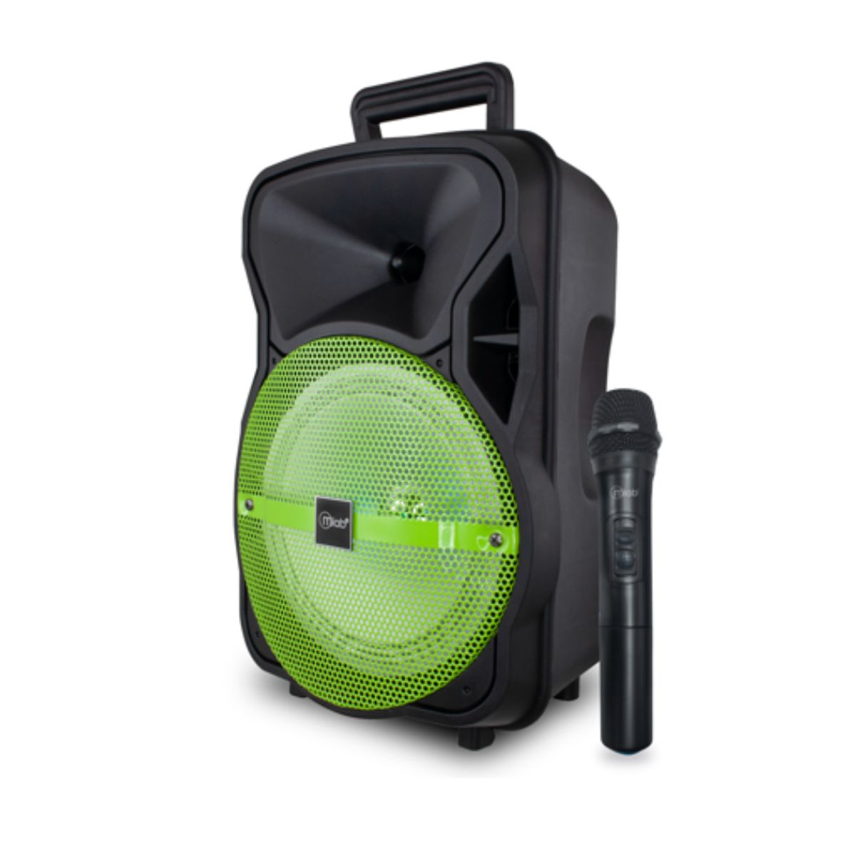 LBN - PARLANTE BLUETOOTH MICROLAB CITY SONG BOX 8 GREEN GRID 08710 NEGRO