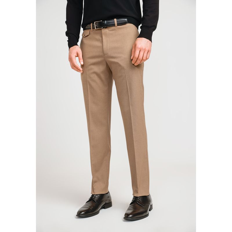 PERRY ELLIS - Pantalón Formal Hombre Suit Separate Café