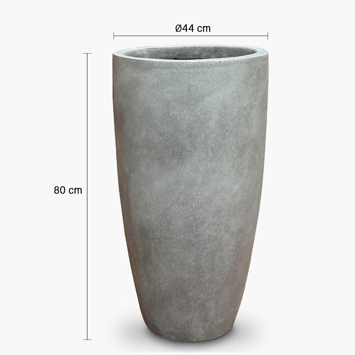 FORM DESIGN - Macetero Lauca 80 Gris Form