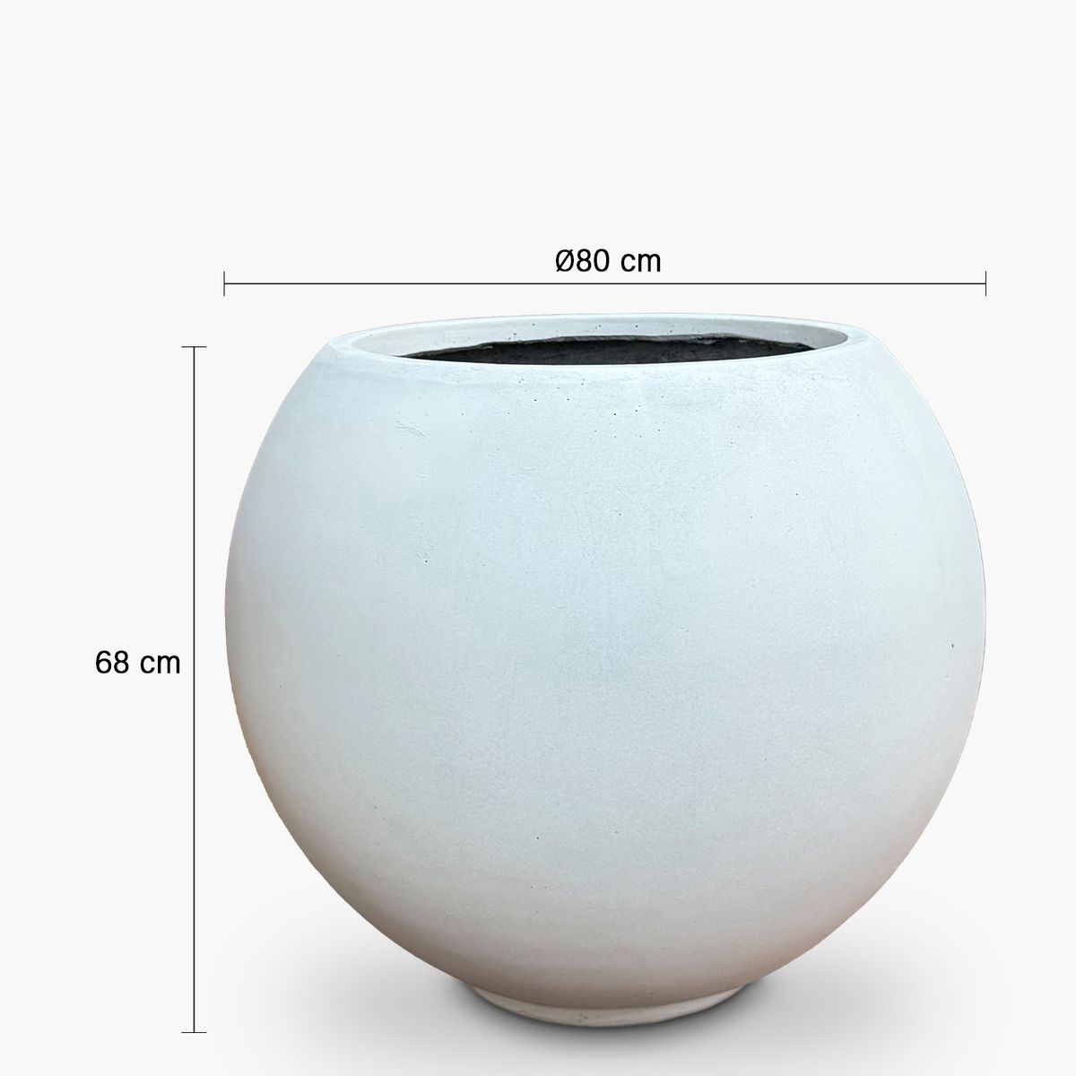 FORM DESIGN - Macetero Loa 68 Blanco Hueso Form