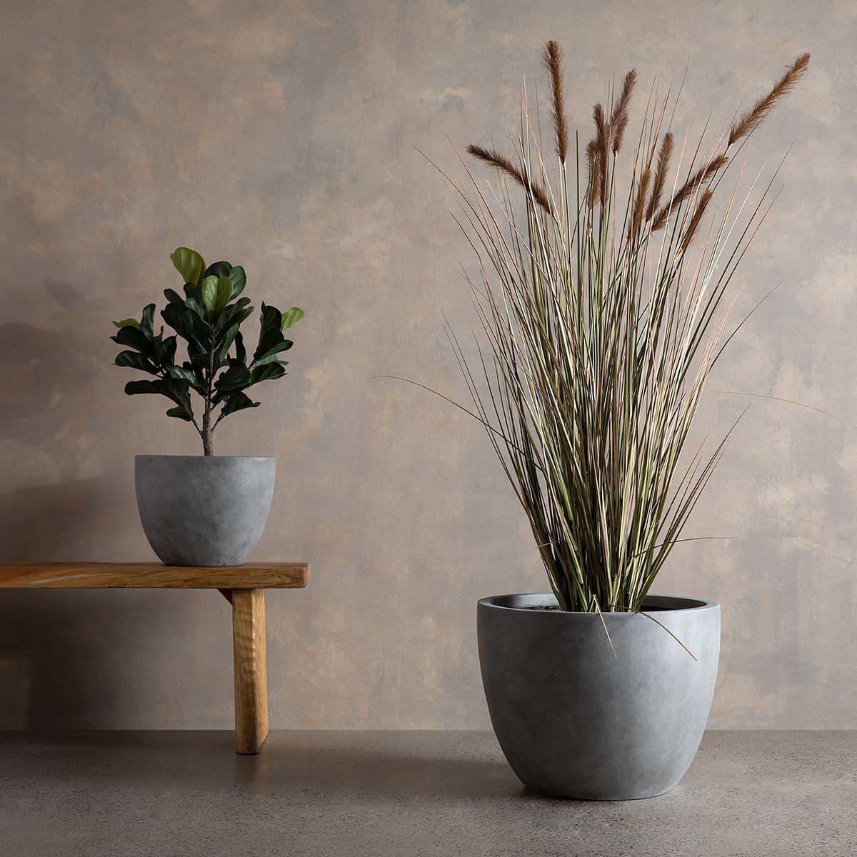 FORM DESIGN - Macetero Lauca 40 Gris Form