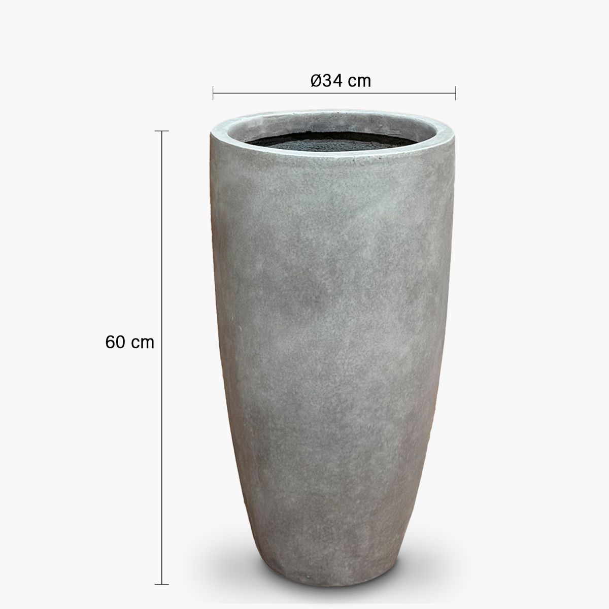 FORM DESIGN - Macetero Lauca 60 Gris Form