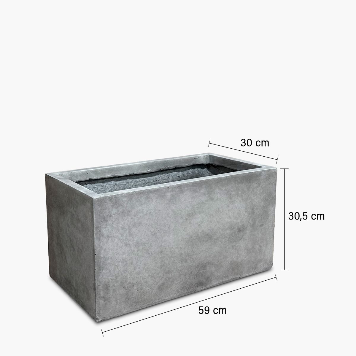 FORM DESIGN - Macetero Patagonia Medio 30 Gris Form