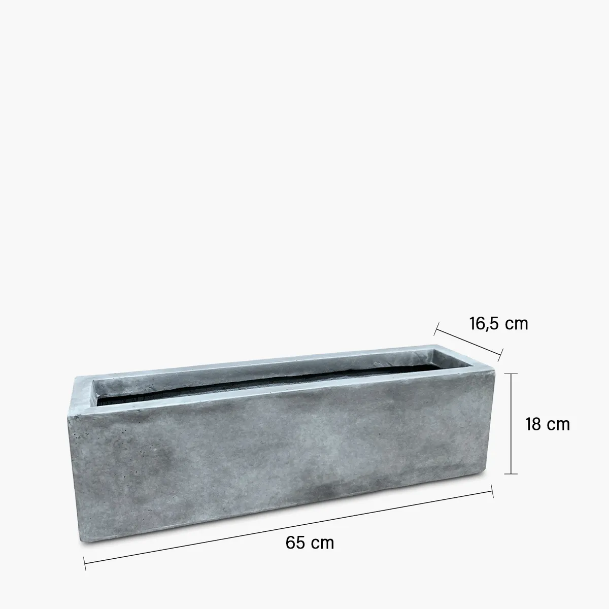 FORM DESIGN - Macetero Patagonia Bajo 18 Gris Form