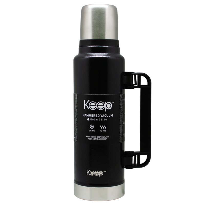 KEEP - TERMO HAMMERED 1.5LTS KEEP - NEGRO