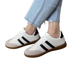 HERIEL - Zapatilla Blanca Baja Mujer