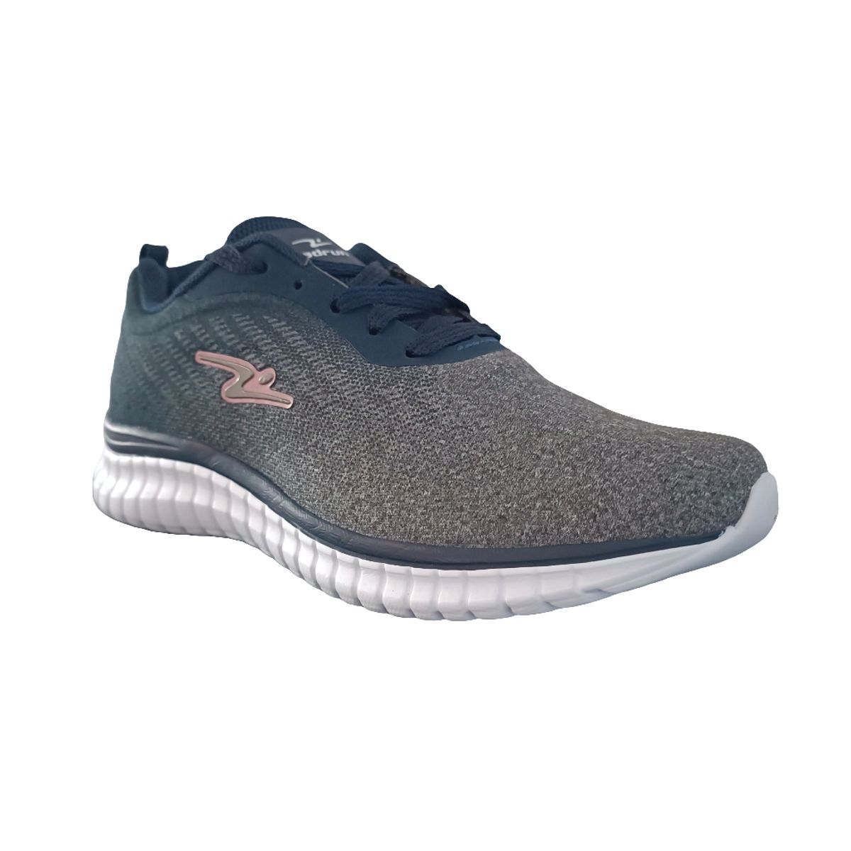 POZATINI - ZAPATILLA DEPORTIVA MUJER GRAFITO MARINO ROSA 8614