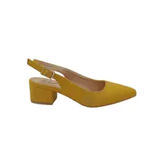 HERIEL - Zapato Mostaza Gamuza Mujer