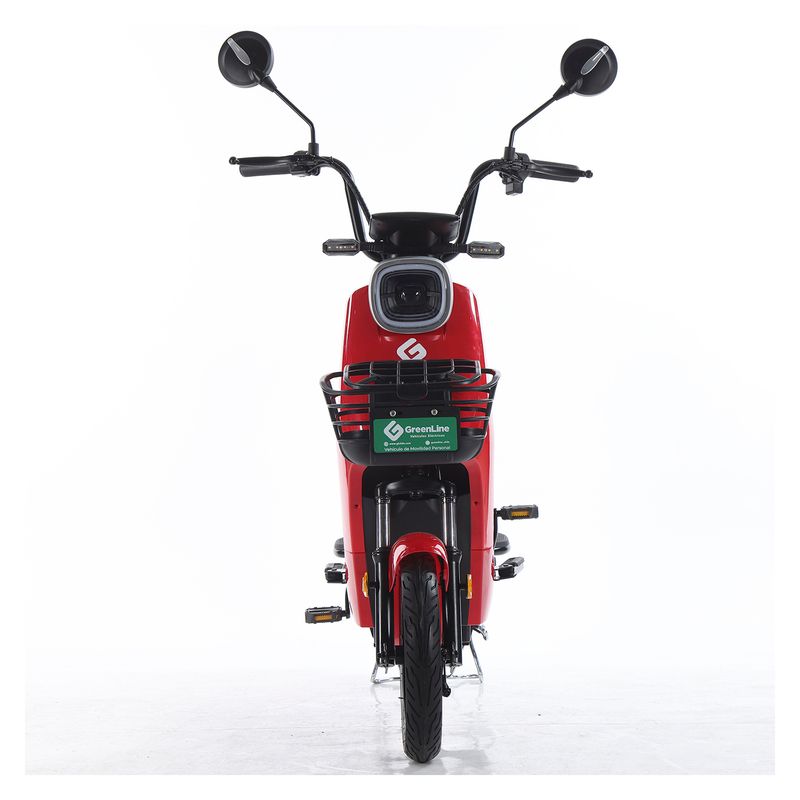 GREEN LINE - Bicimoto Eléctrica GREENLINE Modelo P20 Color ROJO