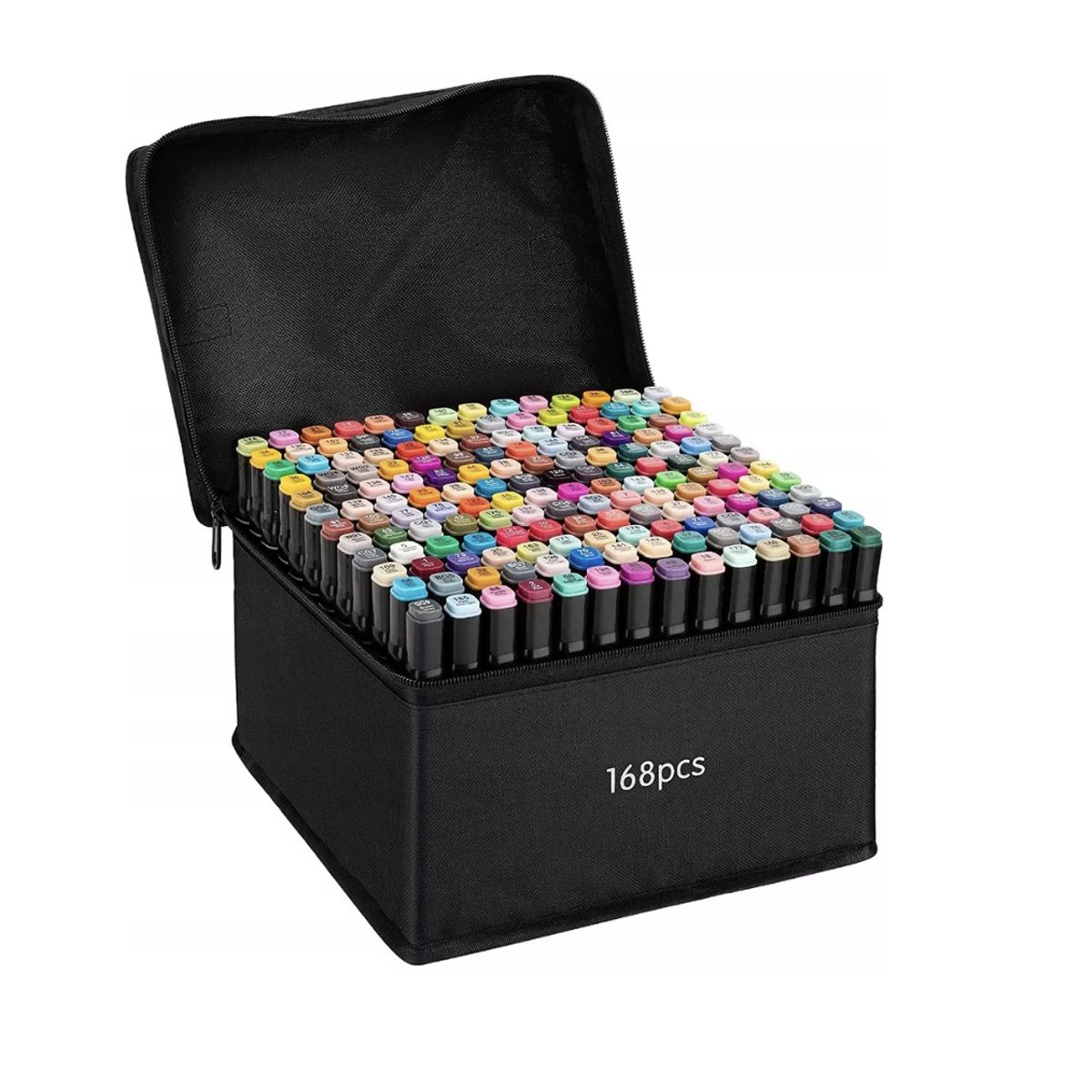 TOUCH - Set De Plumones 168 Marcadores Touch Plumones Doble Puntar