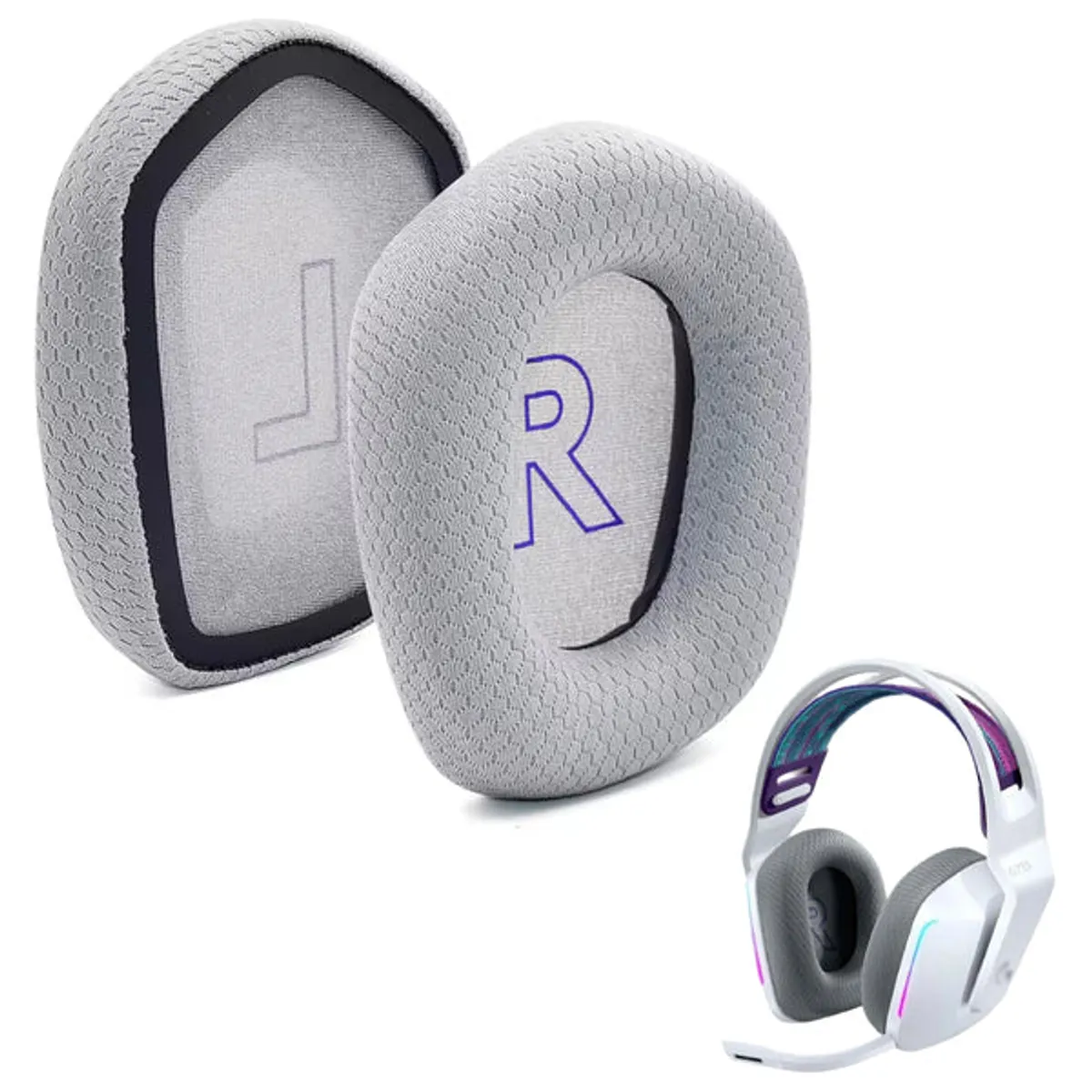 GENERICO - Almohadillas Para Audifonos Logitech G733 G535 G335 - Negro