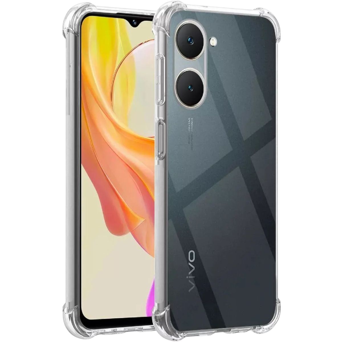 GENERICO - CARCASA TRANSPARENTE PARA VIVO Y03 PROTECTOR CAMARA