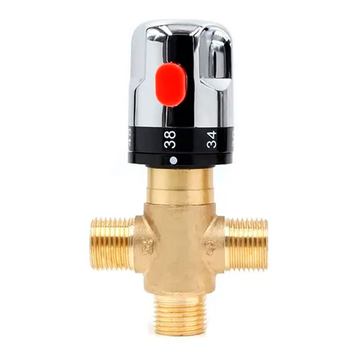 ESHOPANGIE - Válvula Mezcladora Termostática Ajustable 3 Baño Latón Agua