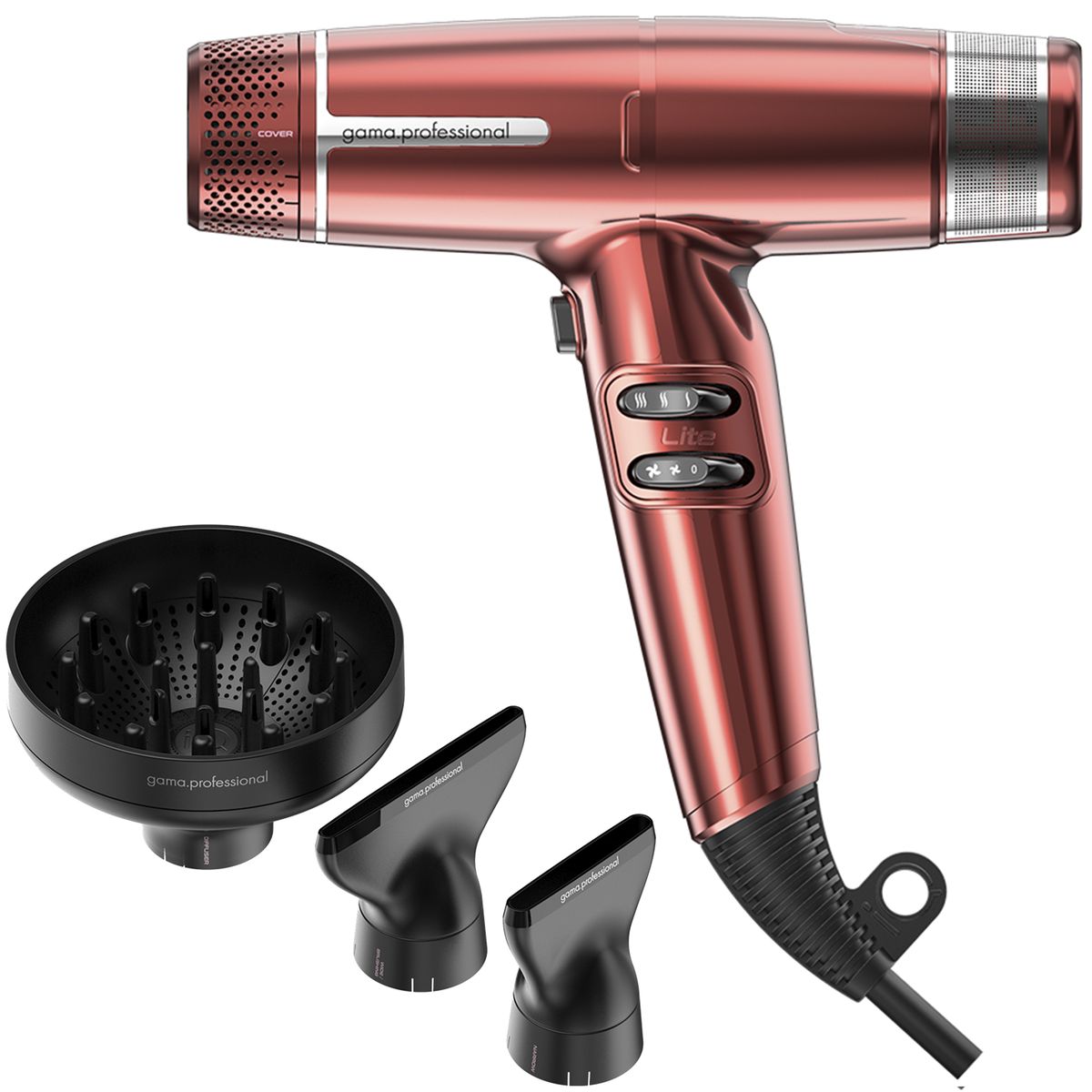 GAMA - Secador De Pelo IQ Lite 220 Gama Profesional Red