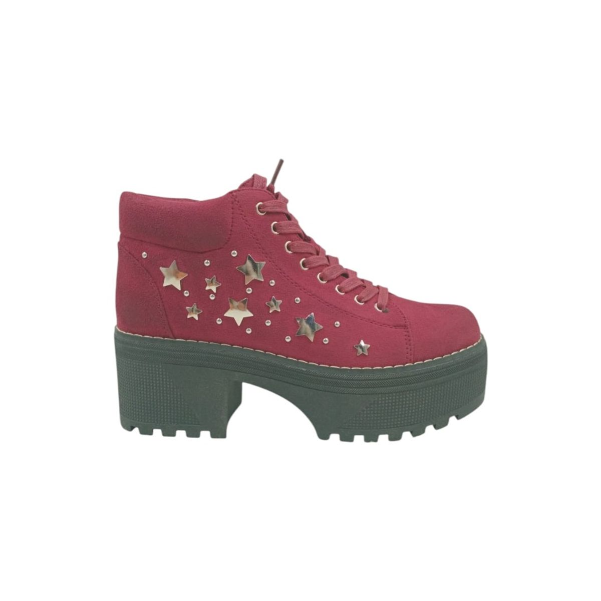HERIEL - Botín Burdeo Plataforma Tachas Mujer