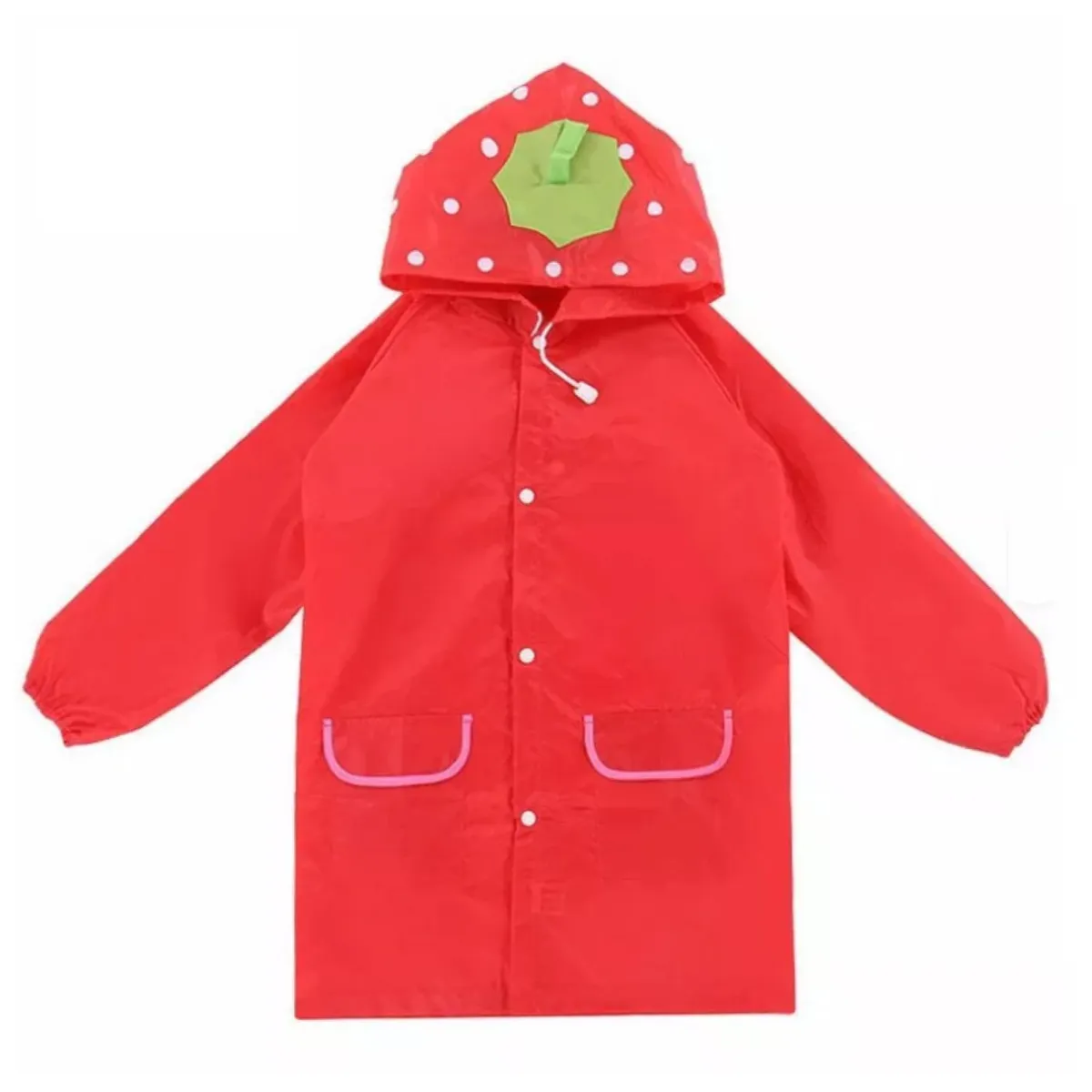GENERICO - Capa Impermeable De Lluvia Para Niños Rojo