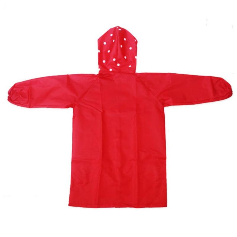 GENERICO - Capa Impermeable De Lluvia Para Niños Rojo