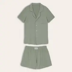 HYPNOS - Set Pijama Mujer - Bambú - Fresco y Suave - Verde -