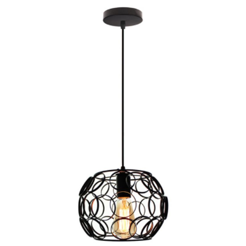 HOME NEAT - Lampara Colgante de Techo Vintage Hierro E27