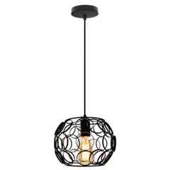 HOME NEAT - Lampara Colgante de Techo Vintage Hierro E27