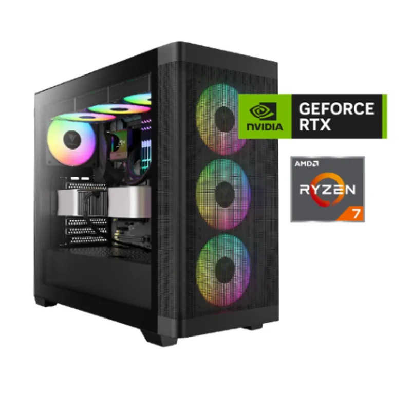 GENERICO - Pc Gamer RTX 4060 8G / Ryzen 5 5500 / 16GB RAM / SSD 500GB