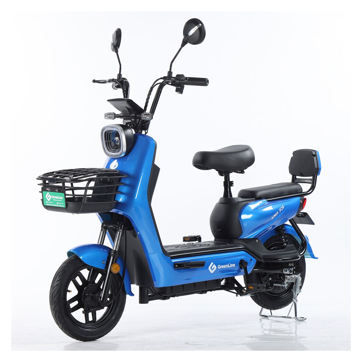 GREEN LINE - Bicimoto Eléctrica GREENLINE Modelo P20 Color AZUL